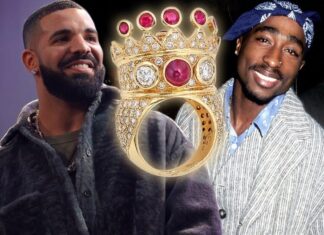Drake Buys Tupac Shakur Ring for $1 Million in Historic Sotheby’s , The Tupac Shakur ring that Drake bought for US$1 million: last worn at his final appearance, Pac’s personalised gold, ruby and diamond crown bling now sits on the finger of a new hip-hop king…see mor