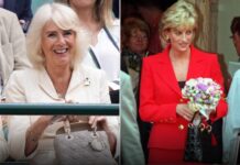 Breaking News: Queen Camilla Queen Camilla first showcased the Dior purse at Wimbledon on July 10, where she watched the tennis tournament from the front row of the Royal Box alongside her sister, Annabel Elliot. At one point, the Queen placed the bag on her lap and reached inside for something.