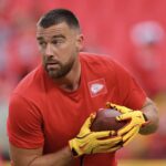 Kelce injury update during pre game. Would he be able to start?