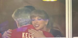 Breaking News: Taylor Swift Stuns Fans as She’s Spotted at the Chiefs vs. Lions Game to Cheer on Her Fiancé Travis Kelce — Wild Video Shows the Moment She Entered the Stadium, Received a Standing Ovation from Caitlin and the Kelce Family