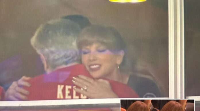 Breaking News: Taylor Swift Stuns Fans as She’s Spotted at the Chiefs vs. Lions Game to Cheer on Her Fiancé Travis Kelce — Wild Video Shows the Moment She Entered the Stadium, Received a Standing Ovation from Caitlin and the Kelce Family